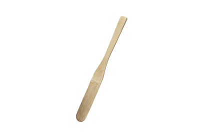 A simple bamboo stirrer for use whilst brewing coffee.