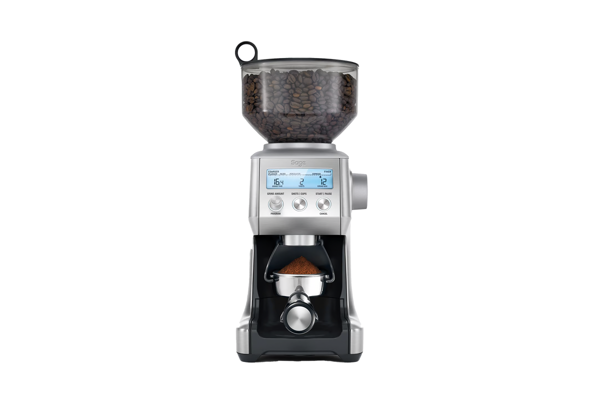 With 60 unique settings, the Smart Pro grinder is perfect for all coffee brewing methods, from espresso to filter.