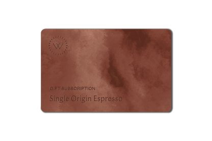 Single Origin Espresso – Gift Subscription